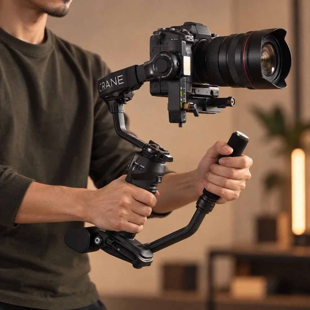 Zhiyun Crane 4 Combo 3-Axis handheld Gimbal Stabilizer fr DSLR Mirrorless Camera